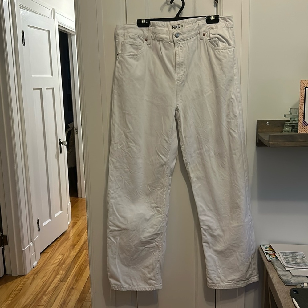 White jeans